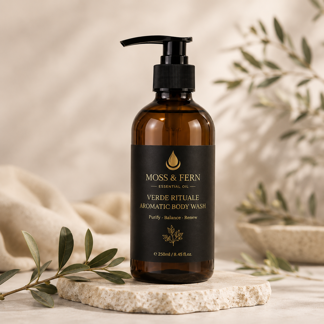 《綠意淨化沐浴露》Verde Rituale Aromatic Body Wash 250ml