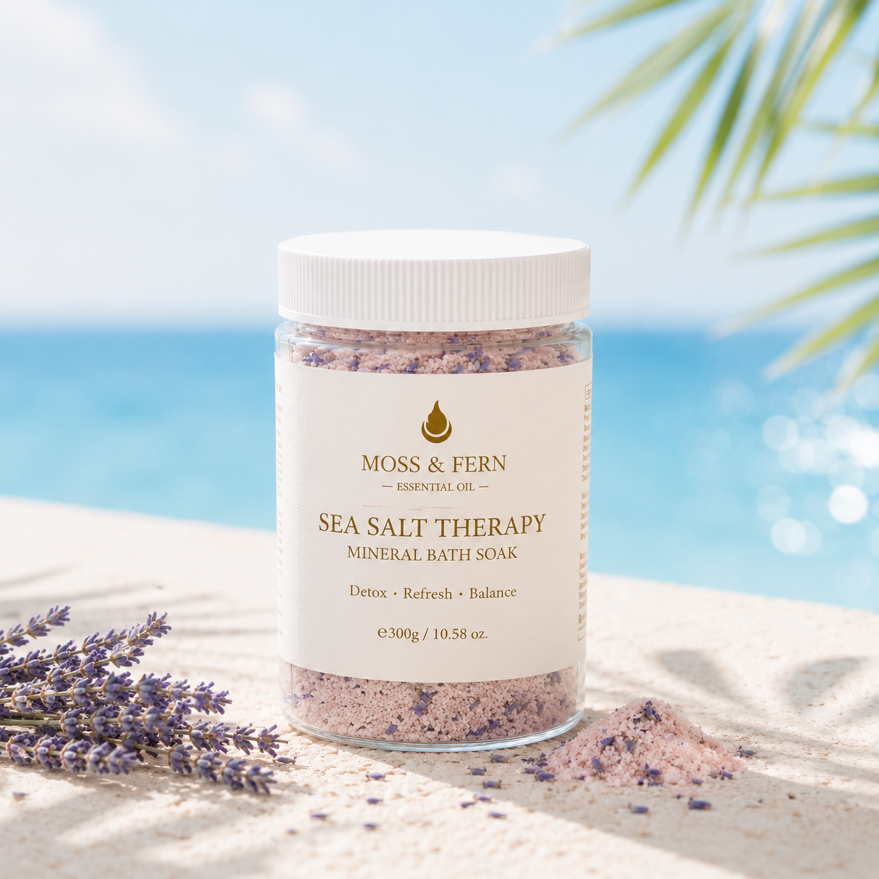《海鹽礦物療癒浴鹽》SEA SALT THERAPY Mineral Bath Salt 300g