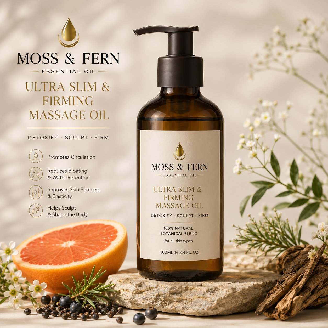 《極緻纖體緊緻按摩油》Ultra Slim & Firming Massage Oil 100ml