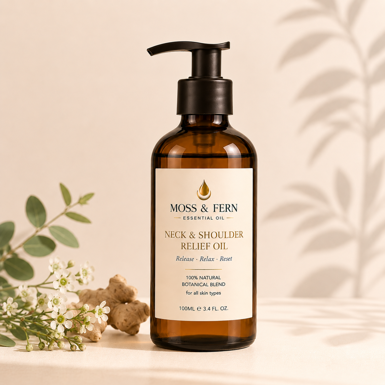 《頸肩舒緩按摩油》Neck & Shoulder Relief Oil 100ml